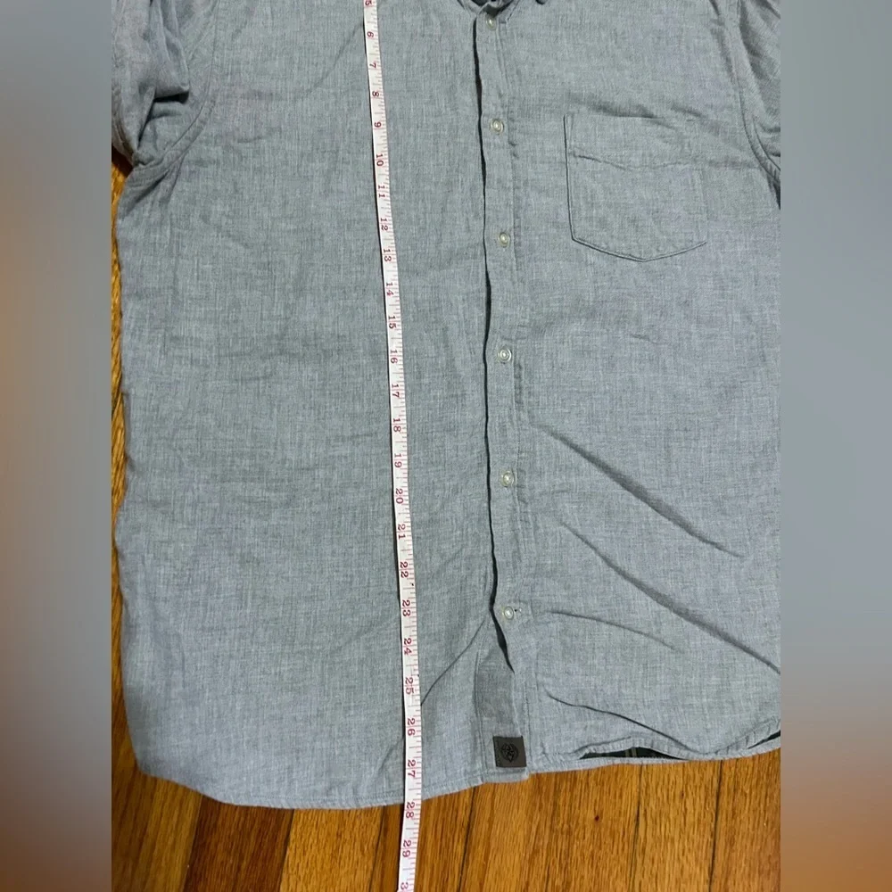 Banana Republic Untucked Fit Long Sleeve Button Up Lined Shirt/Shacket Sz L